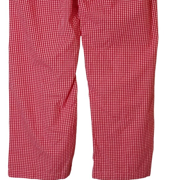 Concepts NHL Detroit Red Wings Gingham Wide-Leg Pajama‎ Pants Red/White Size L - Picture 8 of 11